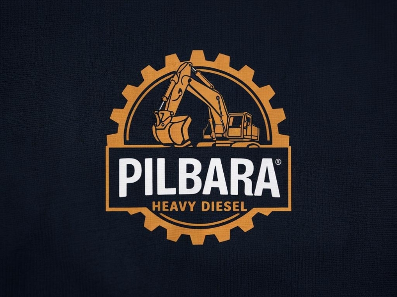 Pilbara Heavy Diesel logo design by iffikhan