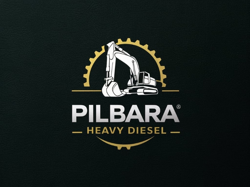 Pilbara Heavy Diesel logo design by iffikhan