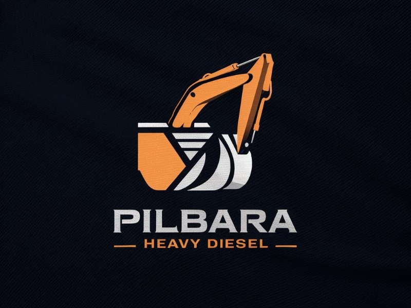 Pilbara Heavy Diesel logo design by iffikhan