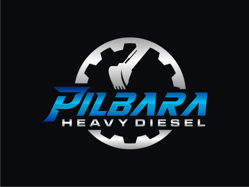 Pilbara Heavy Diesel logo design by Artomoro