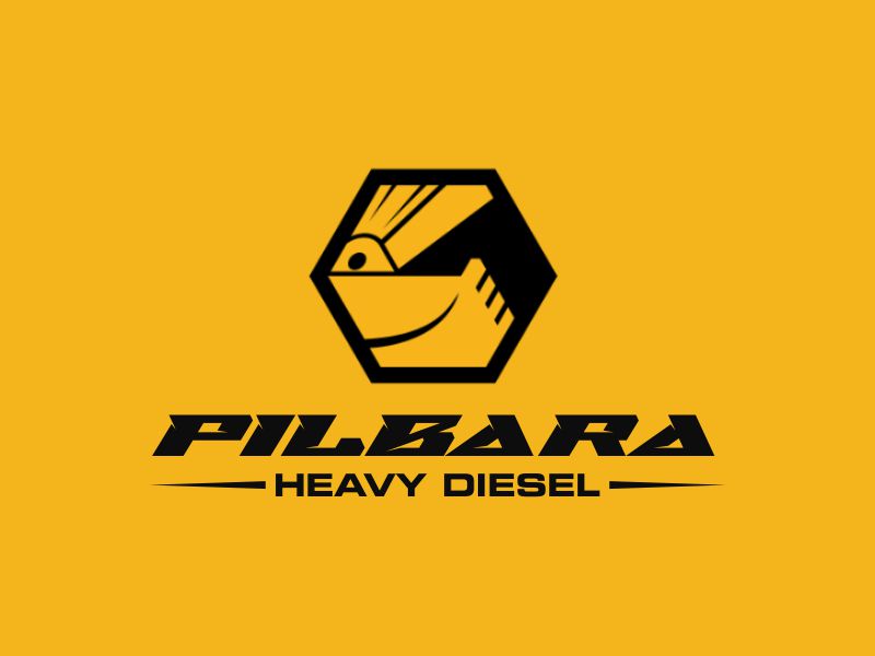 Pilbara Heavy Diesel logo design by giphone