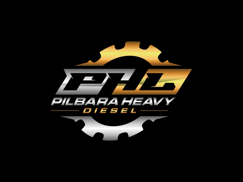 Pilbara Heavy Diesel logo design by Asani Chie