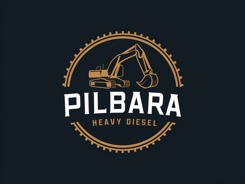 Pilbara Heavy Diesel logo design by jandu