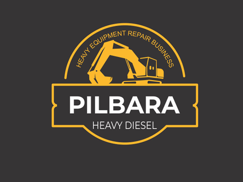 Pilbara Heavy Diesel logo design by Aldabu