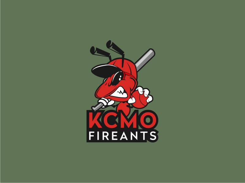 KCMO Fireants hat logo design logo design by Susanti