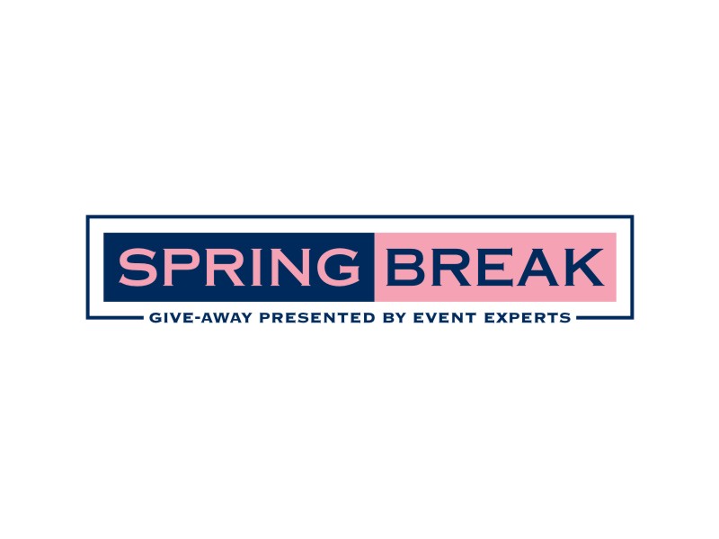 Spring Break Give-away Presented By Event Experts logo design by lintinganarto