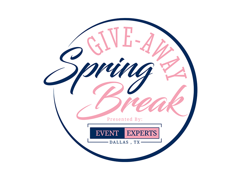 Spring Break Give-away Presented By Event Experts logo design by planoLOGO