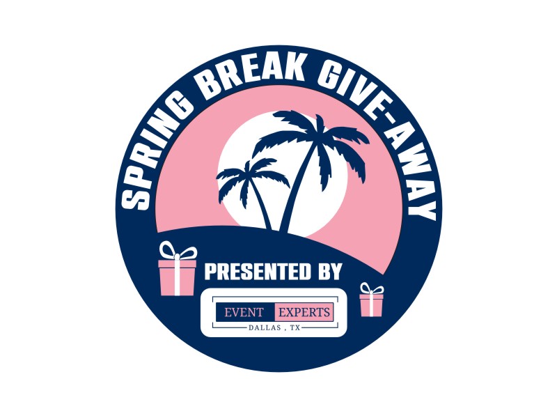 Spring Break Give-away Presented By Event Experts logo design by Valiant