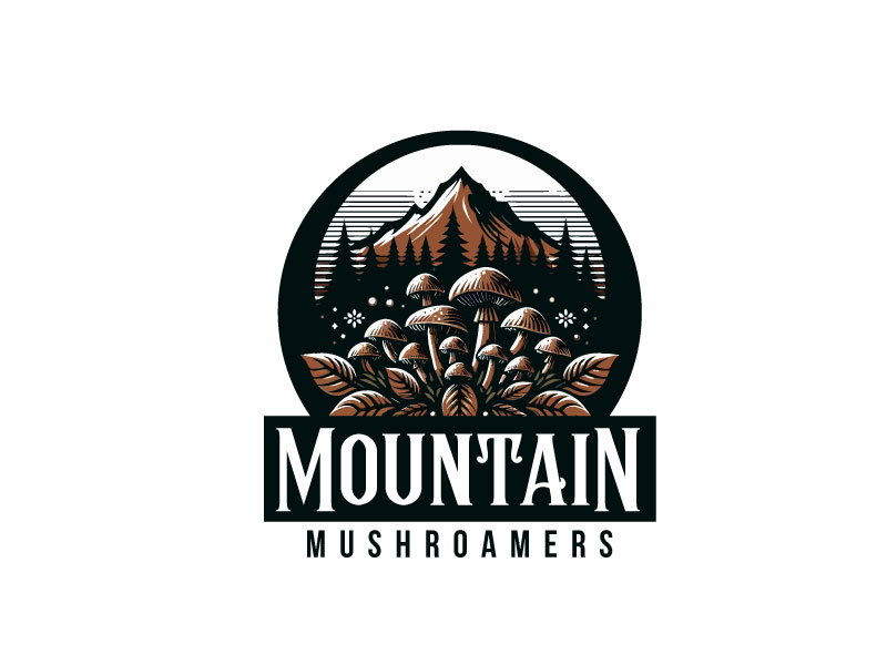 Mountain MushRoamers logo design by bezalel