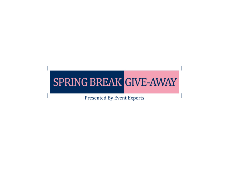 Spring Break Give-away Presented By Event Experts logo design by keylogo