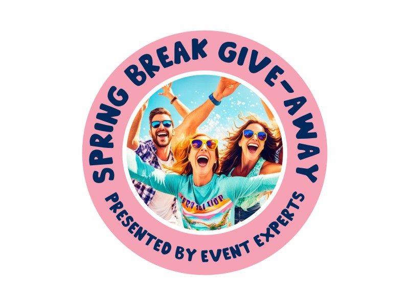 Spring Break Give-away Presented By Event Experts logo design by lintinganarto