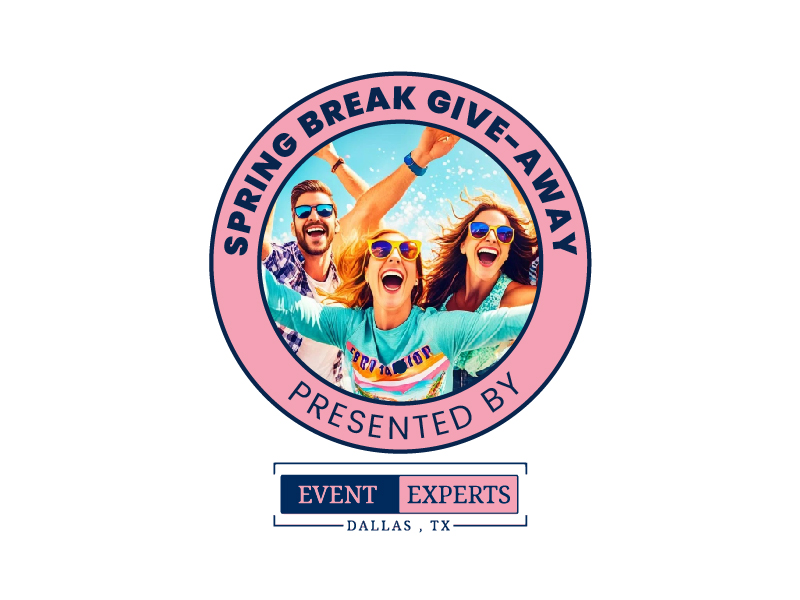 Spring Break Give-away Presented By Event Experts logo design by Bright Ritchil