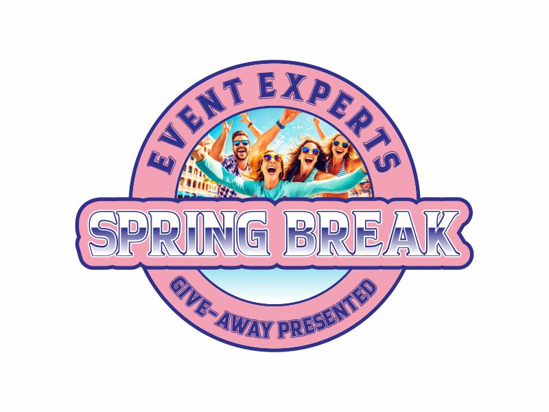 Spring Break Give-away Presented By Event Experts logo design by Makkin