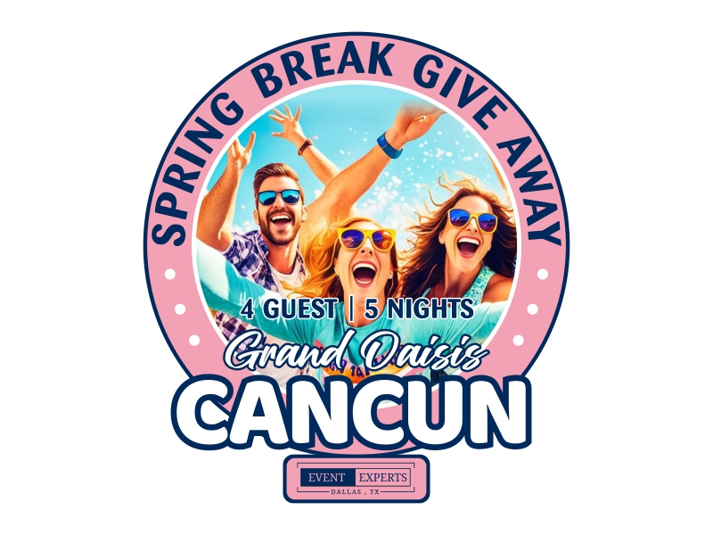 Spring Break Give-away Presented By Event Experts logo design by qqdesigns