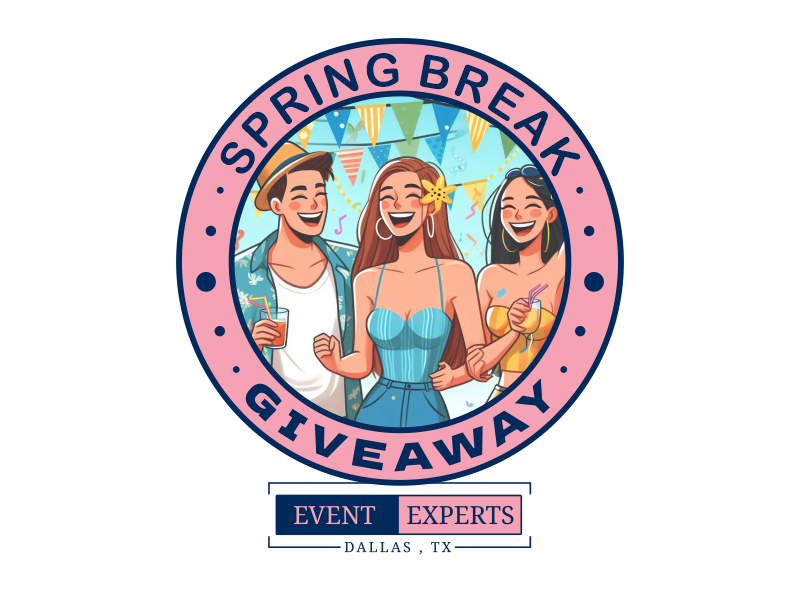 Spring Break Give-away Presented By Event Experts logo design by Gwerth