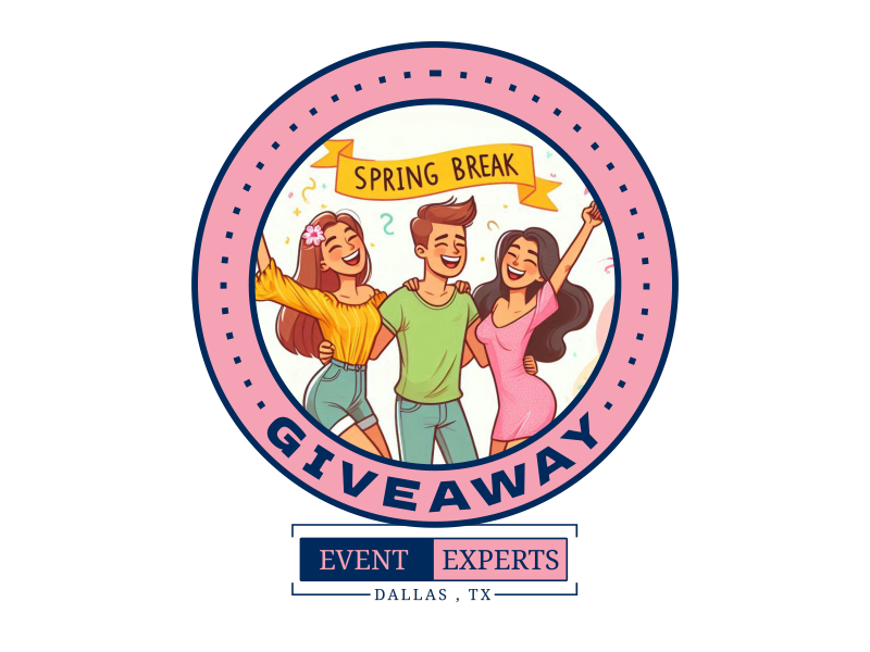 Spring Break Give-away Presented By Event Experts logo design by Gwerth