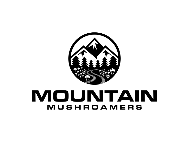 Mountain MushRoamers logo design by violin