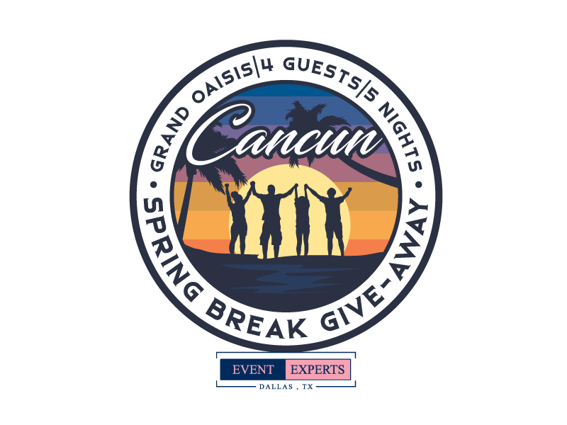 Spring Break Give-away Presented By Event Experts logo design by DreamLogoDesign