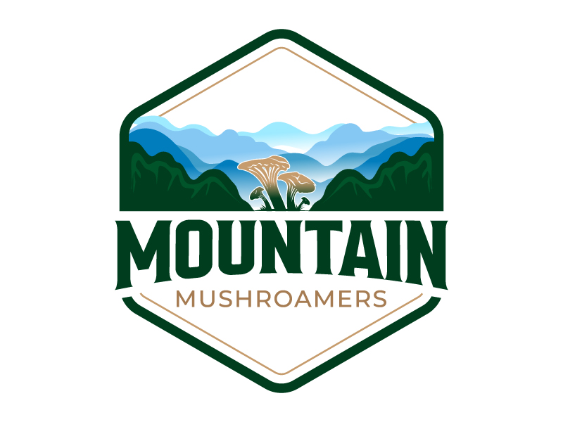 Mountain MushRoamers logo design by MUSANG