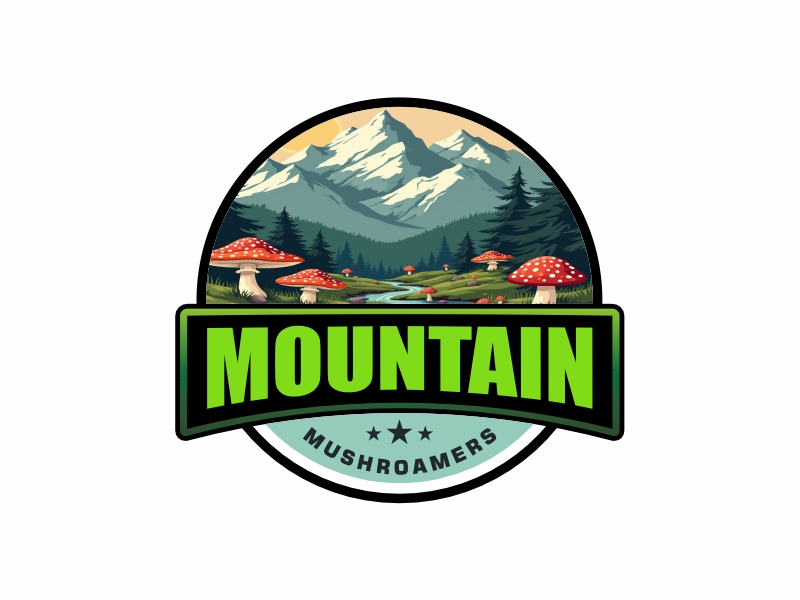 Mountain MushRoamers logo design by Girly