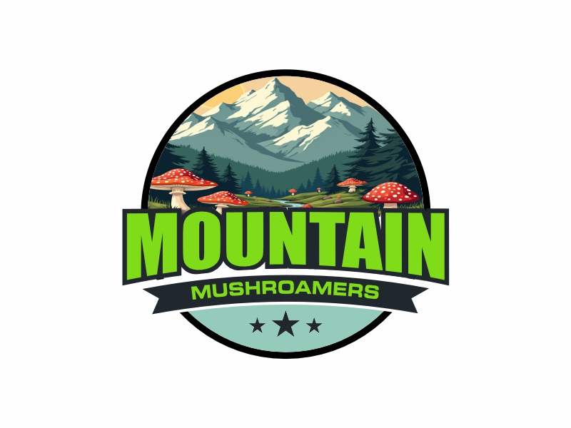 Mountain MushRoamers logo design by Girly