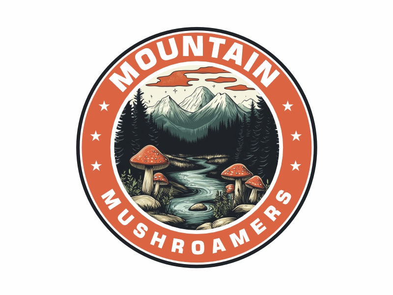 Mountain MushRoamers logo design by Girly