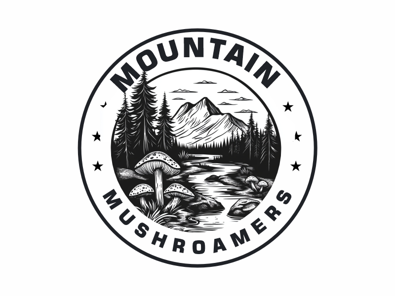 Mountain MushRoamers logo design by Girly