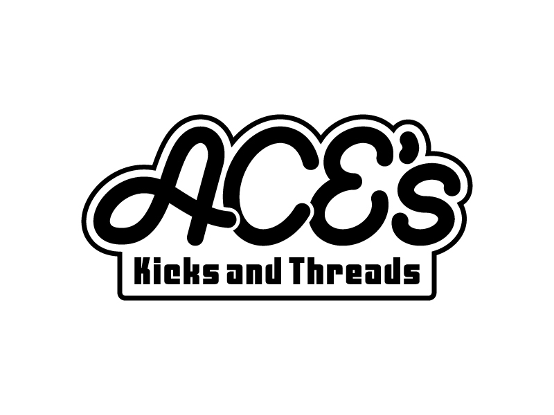 Ace’s Kicks and Threads logo design by paulwaterfall