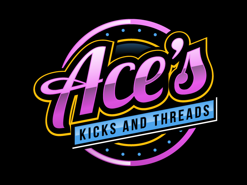 Ace’s Kicks and Threads logo design by uttam