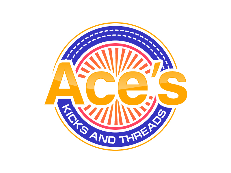 Ace’s Kicks and Threads logo design by uttam