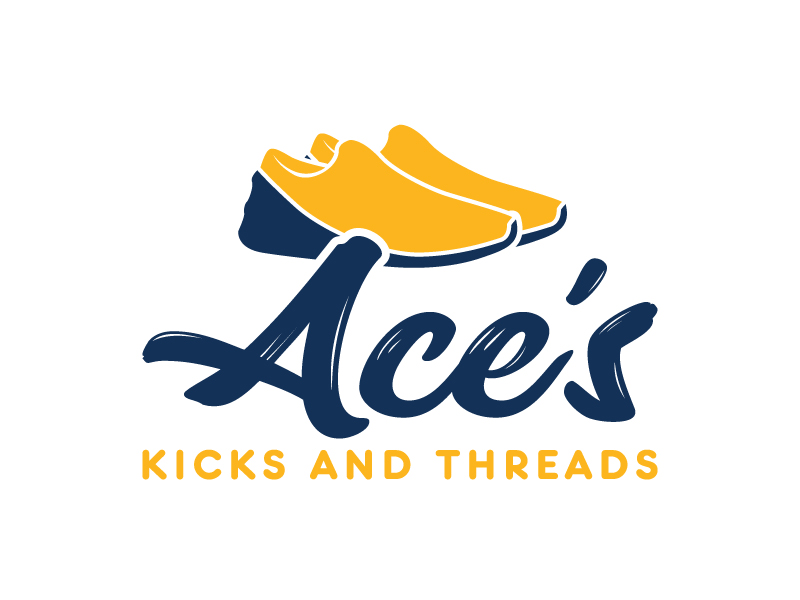 Ace’s Kicks and Threads logo design by KDesigns