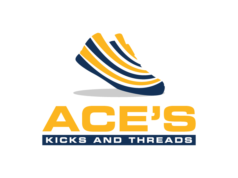 Ace’s Kicks and Threads logo design by KDesigns