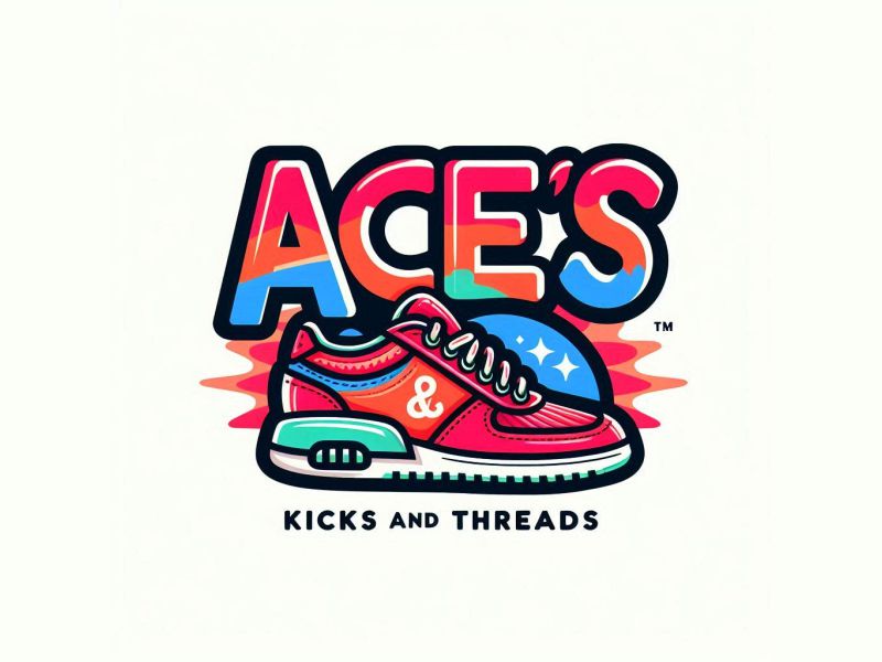 Ace’s Kicks and Threads logo design by dasam