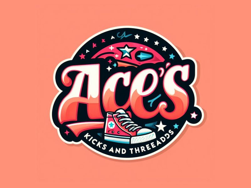 Ace’s Kicks and Threads logo design by dasam