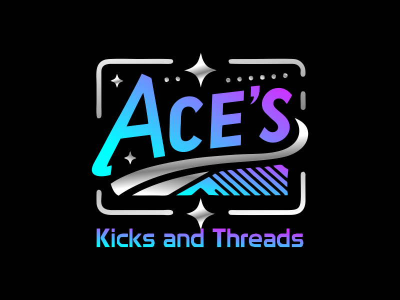 Ace’s Kicks and Threads logo design by Gwerth