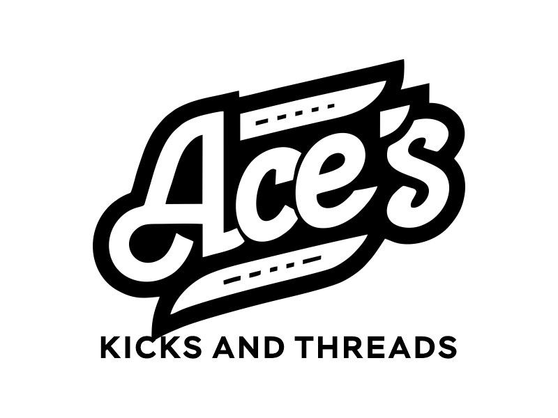 Ace’s Kicks and Threads logo design by Gwerth