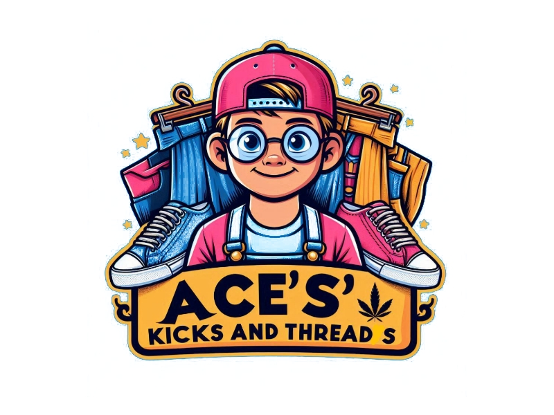 Ace’s Kicks and Threads logo design by Charii