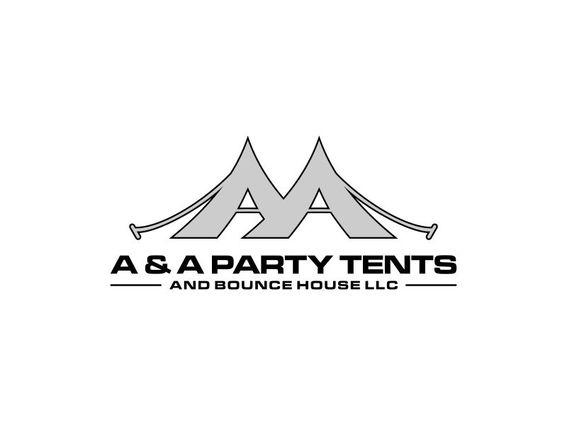 A & A Party Tents and Bounce House LLC logo design by Snapp