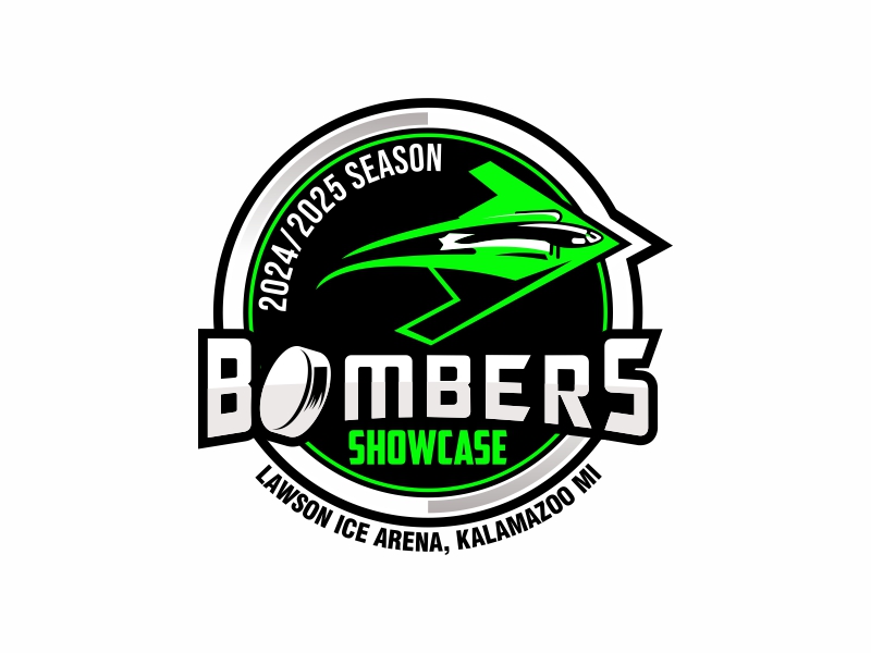 Bomber Showcase logo design by Kruger