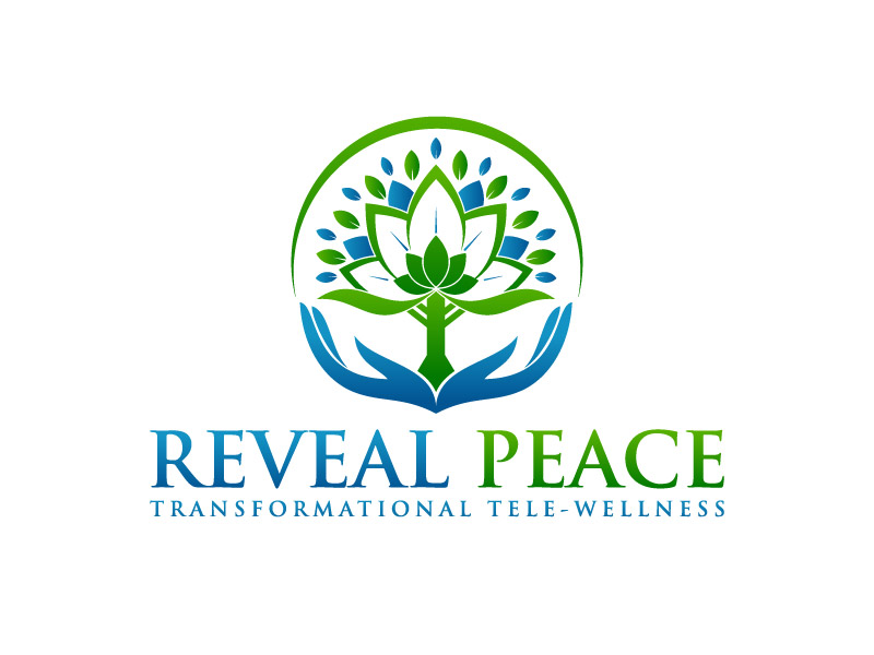 Reveal Peace      Transformational Tele-Wellness logo design by arifrijalbiasa