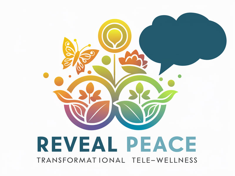 Reveal Peace      Transformational Tele-Wellness logo design by jandu