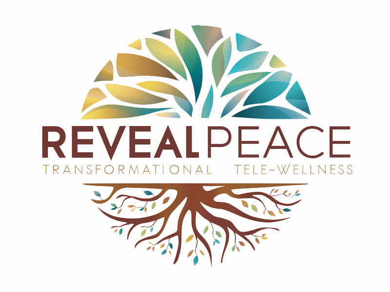 Reveal Peace      Transformational Tele-Wellness logo design by jandu