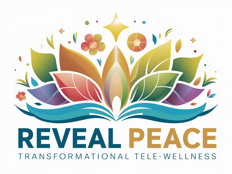 Reveal Peace      Transformational Tele-Wellness logo design by jandu