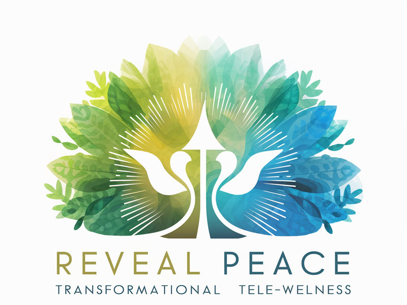 Reveal Peace      Transformational Tele-Wellness logo design by jandu