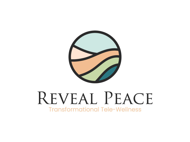 Reveal Peace      Transformational Tele-Wellness logo design by NadeIlakes