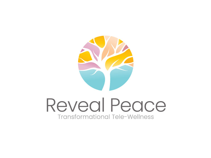 Reveal Peace      Transformational Tele-Wellness logo design by NadeIlakes