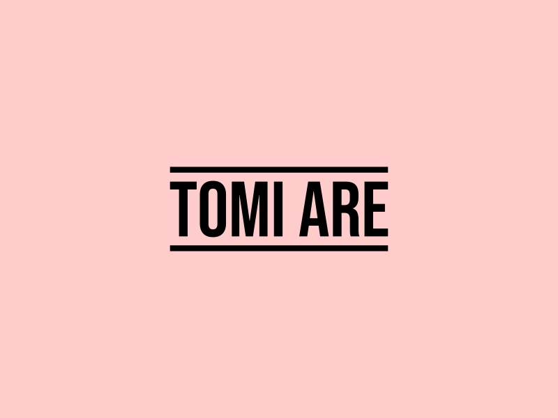 Tomi Are logo design by Kruger