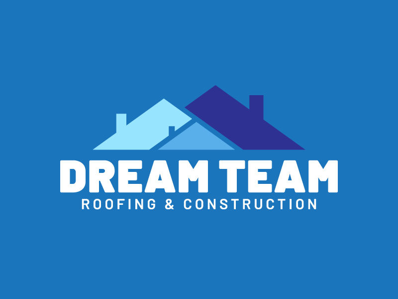 Dream Team Roofing & Construction logo design by paulwaterfall