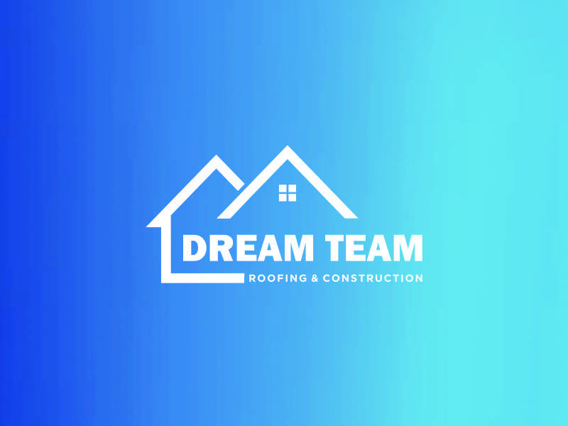 Dream Team Roofing & Construction logo design by Esoula