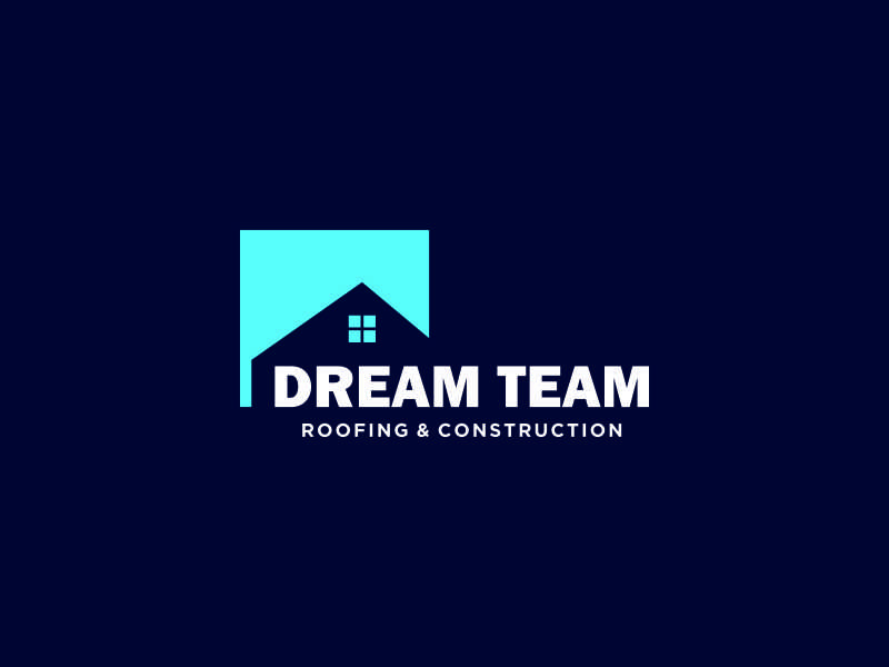 Dream Team Roofing & Construction logo design by Esoula